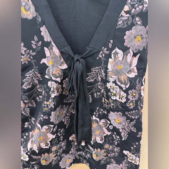 Urban Outfitters “Jacquie” Jacquard Sheath Mini Dress V-Neck Sleeveless - Picture 12 of 16